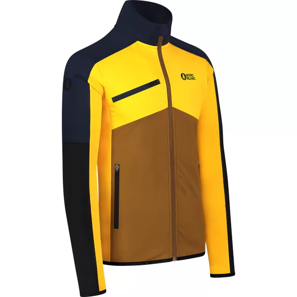  Moški powerfleece pulover NORDBLANC CUSP NBSFM8334 JANTAR 