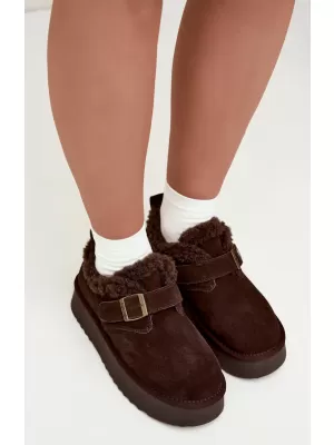 Ženski snežaki BIG STAR SHOES UU274319 RJAVA/BEŽ
