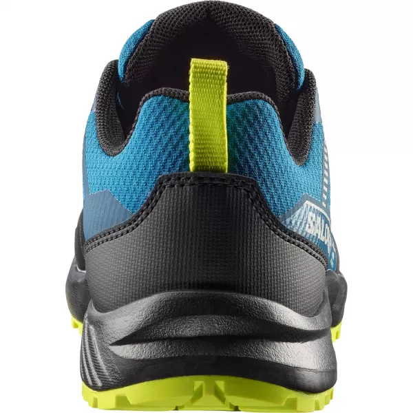  Otroški čevlji SALOMON OUTSCAPE WATERPROOF L49212500 MYKONOS MODRA/ČRNA/KISLA LIMETA 