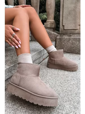 Ženski snežaki BIG STAR SHOES UU274224 BEŽ