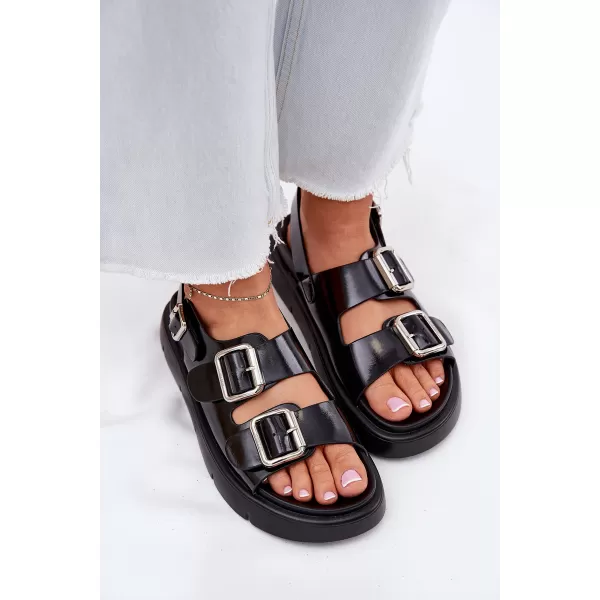  Ženske sandale BIG STAR SHOES RR274662 ČRNA 