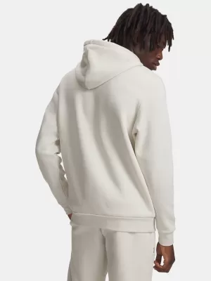 Moški pulover UNDER ARMOUR ICON FLEECE HOODIE 1373880-110 BELA