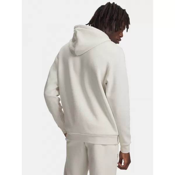  Moški pulover UNDER ARMOUR ICON FLEECE HOODIE 1373880-110 BELA 