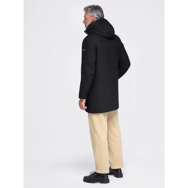  Moška parka OMBRE OM-COWC-0161 ČRNA 