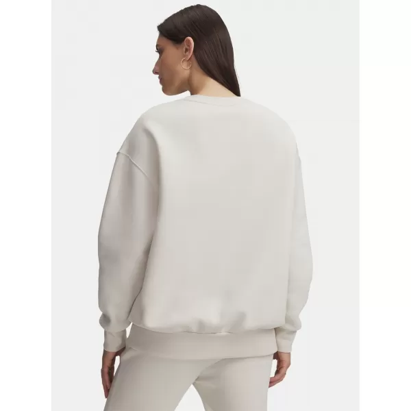 Ženski pulover UNDER ARMOUR ICON FLEECE OS CREW 1379475-110 BELA 