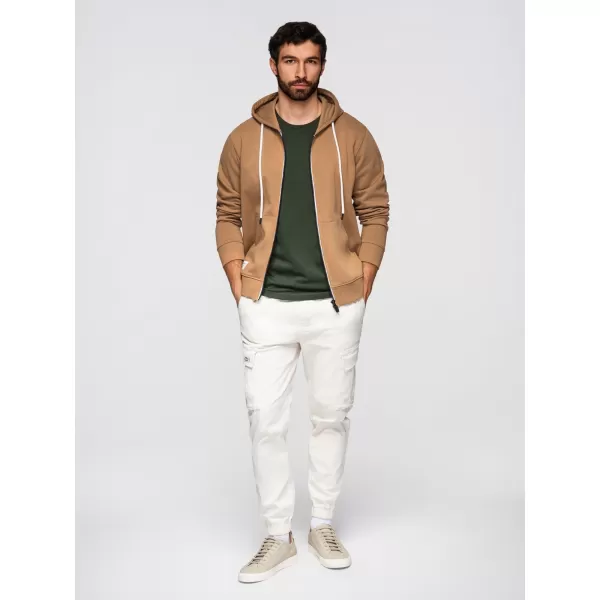  Moški pulover OMBRE OM-SSBZ-0272 RJAVA 