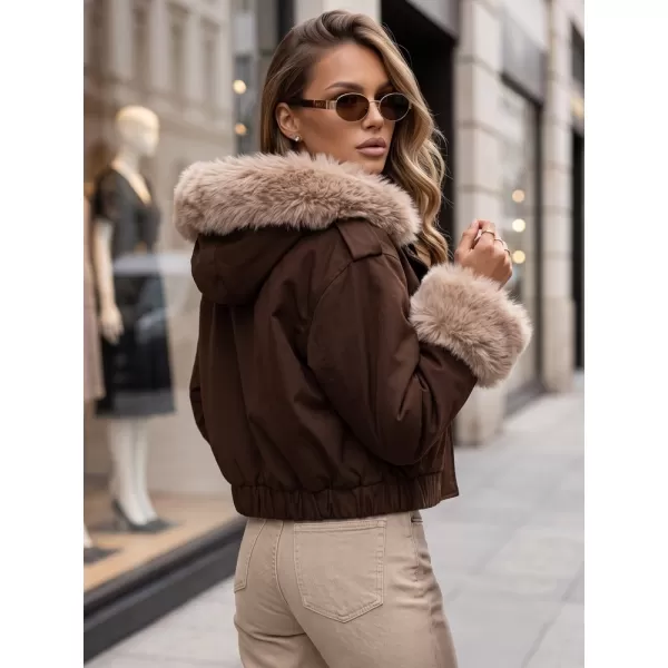  Ženska jakna DSTREET TY5836 RJAVA 