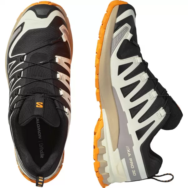  Moški čevlji SALOMON XA PRO 3D V9 GORE-TEX L47881900 ČRNI/VANILJEV LED/KURKUMA 