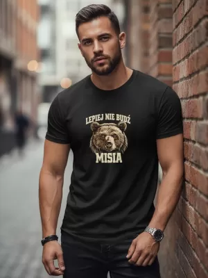 Moška majica s kratkimi rokavi DSTREET NX0097R-BK ČRNA