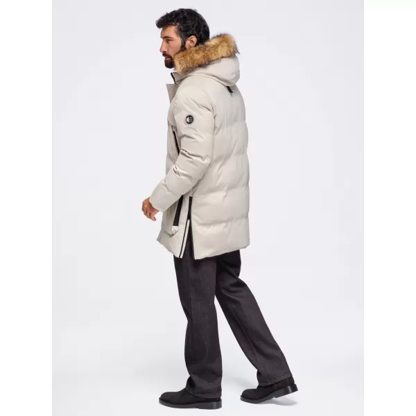  Moška parka OMBRE OM-JALJ-0310 KREMA 