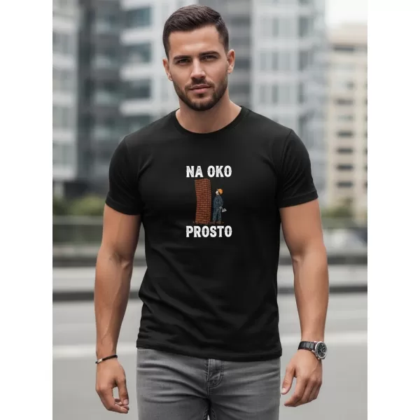  Moška majica s kratkimi rokavi DSTREET NX0107R-BK ČRNA 
