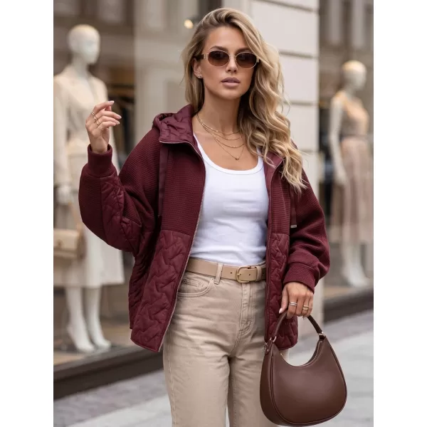  Ženska jakna DSTREET TY5916 BORDO 