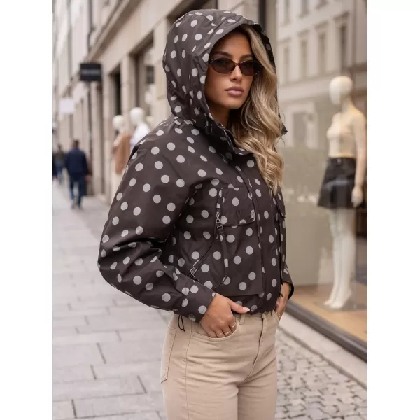  Ženska jakna DSTREET TY6036 RJAVA 