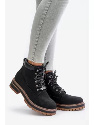 Ženski gležnjarji BIG STAR SHOES OO274A290 ČRNA