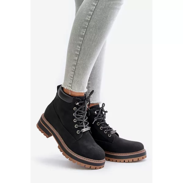  Ženski gležnjarji BIG STAR SHOES OO274A290 ČRNA 