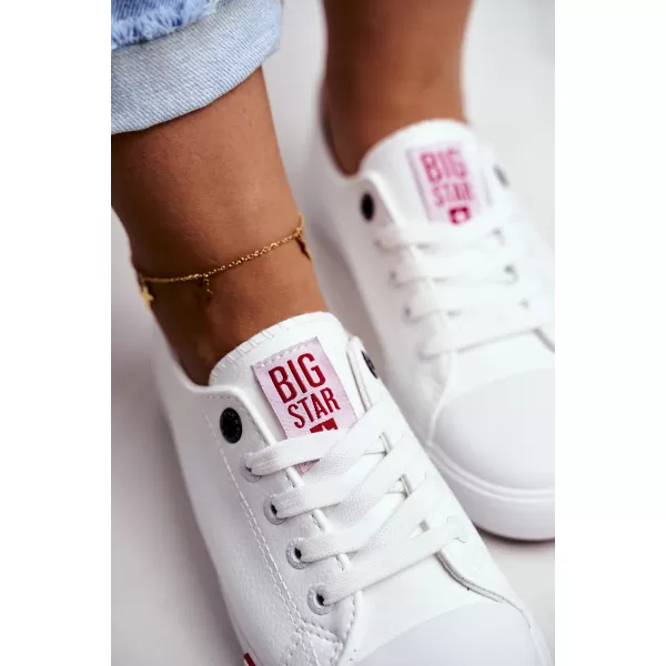  Ženske superge BIG STAR SHOES GG274005 BELA/RDEČA 