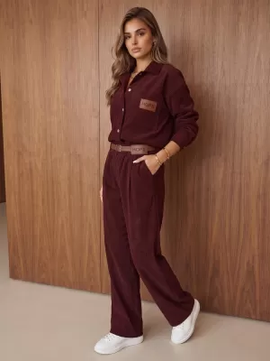 Ženski komplet DSTREET AY1220 BORDO