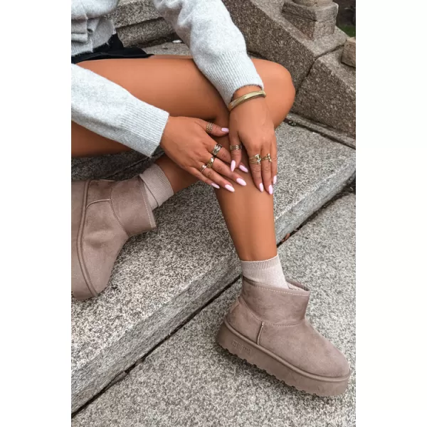  Ženski snežaki BIG STAR SHOES UU274224 BEŽ 