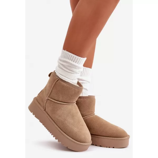  Ženski snežaki BOTO NN605 KAKI 