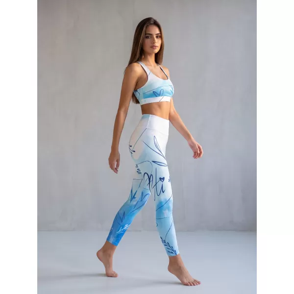  Ženske vrhunske dolge pajkice (nove velikosti) ALTISPORT VOJ/ALW083LEG05 BELO MODRA 