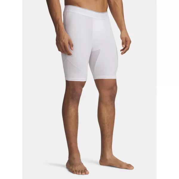 Moške kratke hlače UNDER ARMOUR HG ELITE LONG SHORTS 6015388-100 BELA 