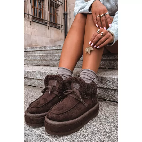  Ženski čevlji BIG STAR SHOES UU274214 RJAVE/BEŽ SENCE 