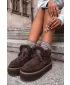 Ženski čevlji BIG STAR SHOES UU274214 RJAVE/BEŽ SENCE