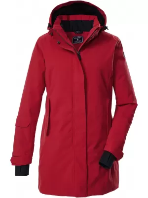 Ženska parka KILLTEC KOW 20 RDEČA