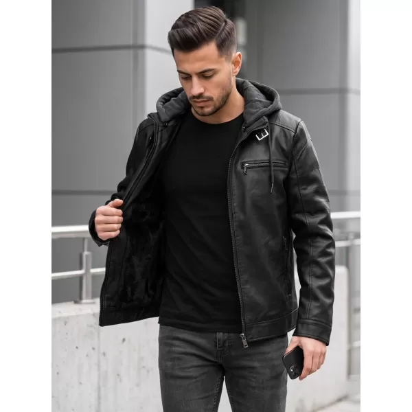  Moška jakna DSTREET TX5149 ČRNA 