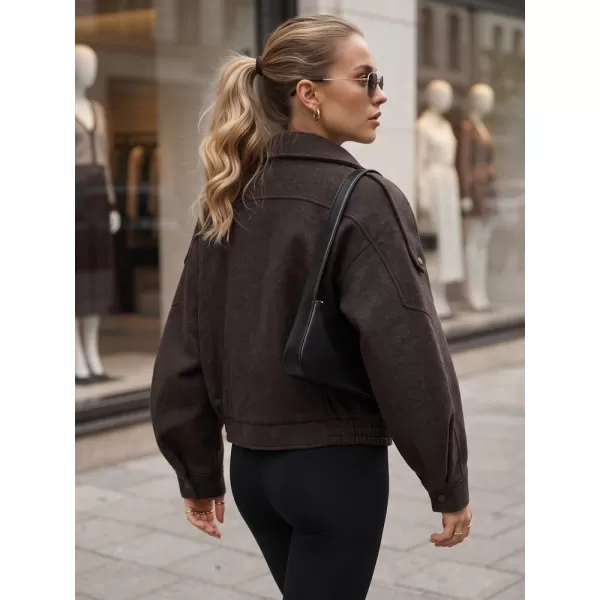  Ženska jakna DSTREET TY6034 RJAVA 