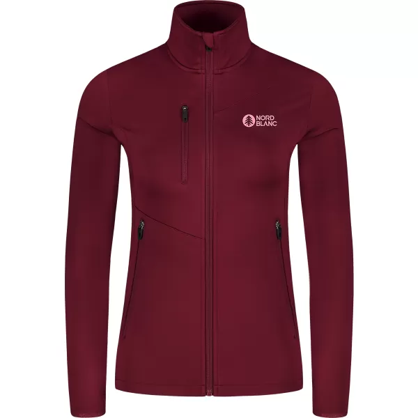  Ženski powerfleece pulover NORDBLANC CRISP NBSFL8338 BORDO 