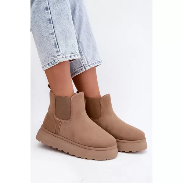  Ženski snežaki BIG STAR SHOES UU274173 BEŽ 