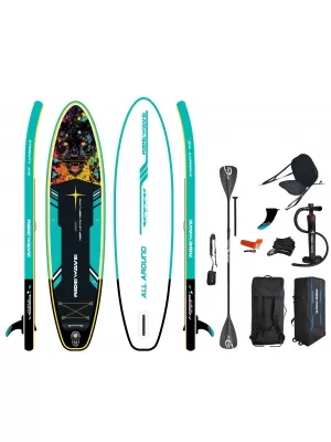 Deska za veslanje RIDEWAVE NEBULA PARD 11'6'' COMBO NEDOLOČEN