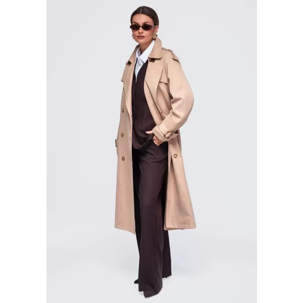  Ženski plašč OMBRE OW-COLC-0121 BEŽ 