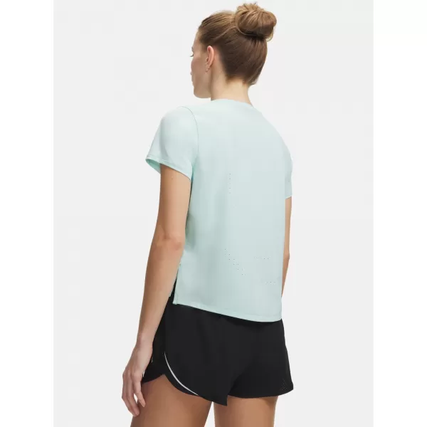  Ženska majica s kratkimi rokavi UNDER ARMOUR VELOCITI PRO SHORTSLEEVE 6009536-703 ZELENA 