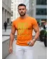 Moška majica s kratkimi rokavi DSTREET NX5008R ORANŽNA
