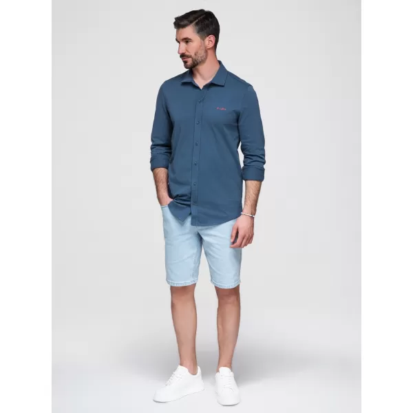  Moška srajca OMBRE K697 DENIM 