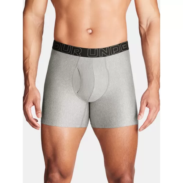  Moške boksarice UNDER ARMOUR M UA PERF TECH 6IN (3KS) 1383878-035 SIVA 