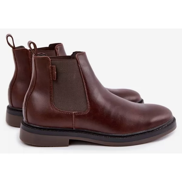  Moški čevlji BIG STAR SHOES UU174279 RJAVE/BEŽ SENCE 