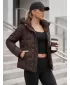 Ženska jakna DSTREET TY5940 RJAVA