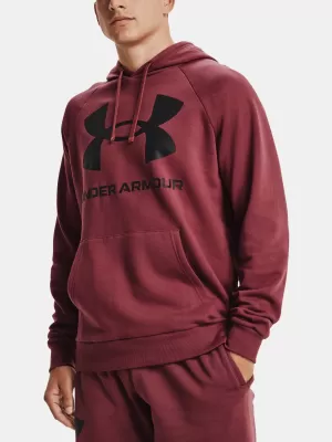 Moški pulover UNDER ARMOUR RIVAL FLEECE BIG LOGO HD 1357093-652 RDEČA