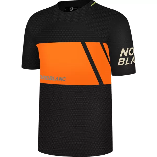  Moška funkcionalna kolesarska majica NORDBLANC MUD NBSMF8083 ORANŽNA 