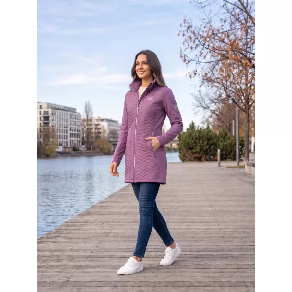  Ženski hibridni plašč ALTISPORT IRYSA VIJOLIČNA 