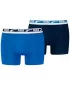 Moške boksarice PUMA MEN EVERYDAY MULTI LOGO BOXER 2P 93832504 MODRA KOMBINACIJA