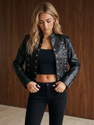 Ženska jakna DSTREET TY6043 ČRNA