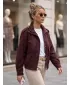 Ženska jakna DSTREET TY6066 BORDO