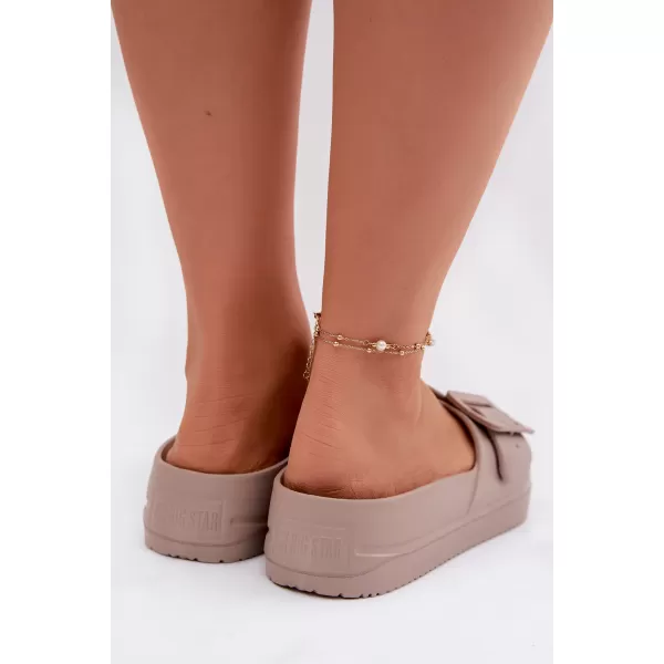  Ženski copati BIG STAR SHOES TT274A079 BEŽ 