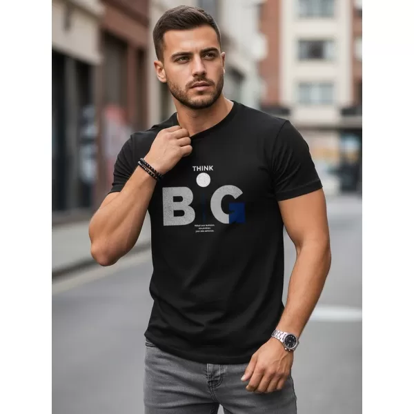  Moška majica s kratkimi rokavi DSTREET NX0155R-BK ČRNA 