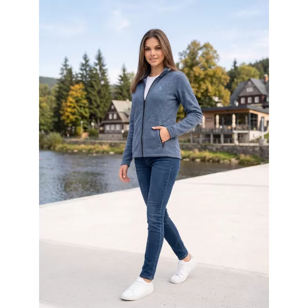  Ženski pulover iz flisa ALTISPORT ALW002852 TEMNI DENIM POUDARKI 