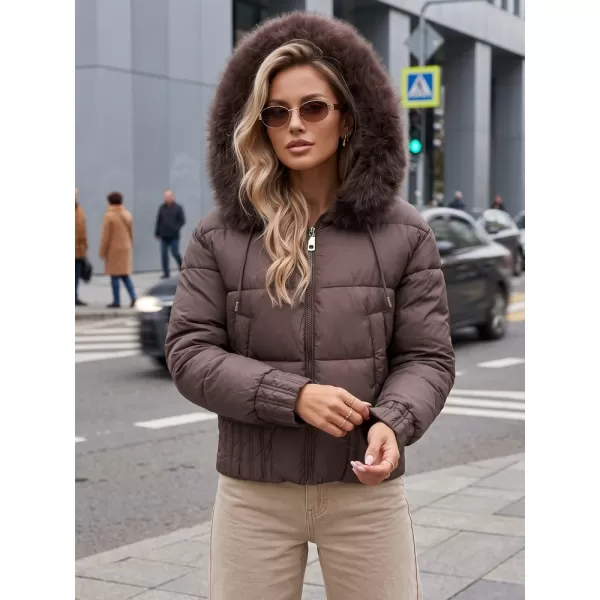  Ženska jakna DSTREET TY5831 RJAVA 